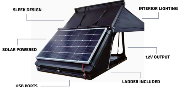 LWT SOLAR POWERED ROOF TENT *SPECIAL OFFER PRICE*